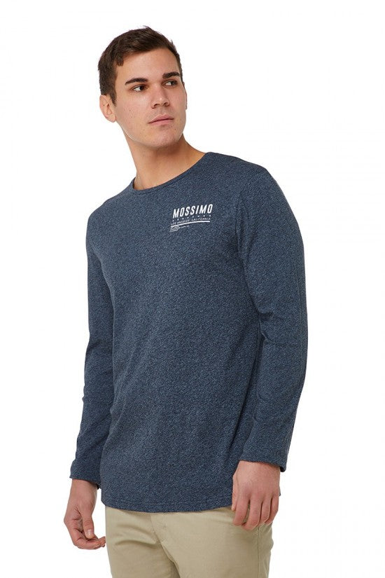 All The Small Things Long Sleeve Tee - Ink Marle - Comfortable Casual Wear for Everyday Outfits & Street Style