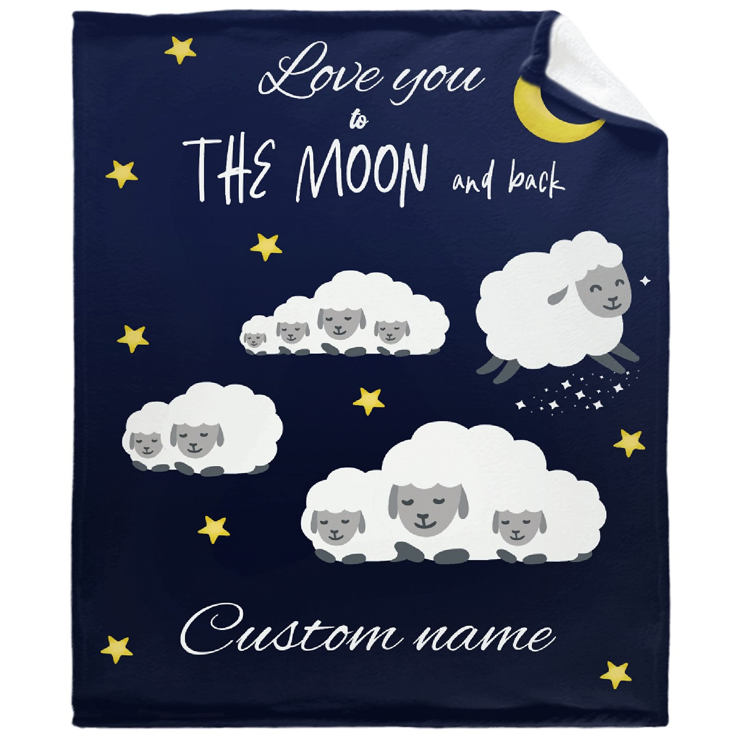 Personalized Baby Blankets for Boys & Girls - Custom Name Embroidered Soft Fleece Blanket | Newborn Nursery, Toddler Bedding, Gift for Baby Shower, Cozy Throw for Crib, Stroller & Travel