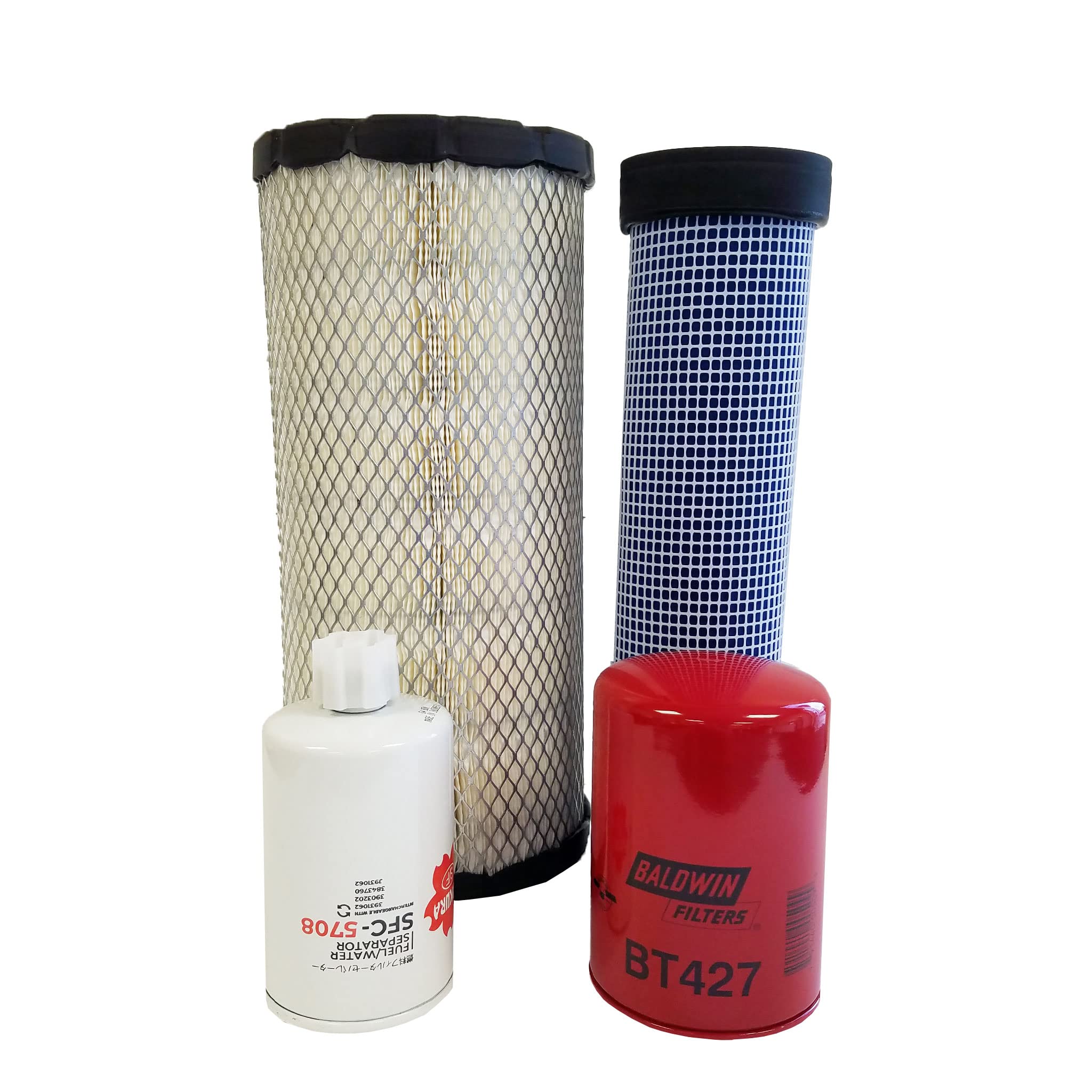 CFKIT Replacement Service Kit for CASE 580L & 580 Super L Series 2 with 3.9L Turbo Engine - Complete Maintenance Parts Set for Backhoe Loaders, Excavators, and Construction Equipment