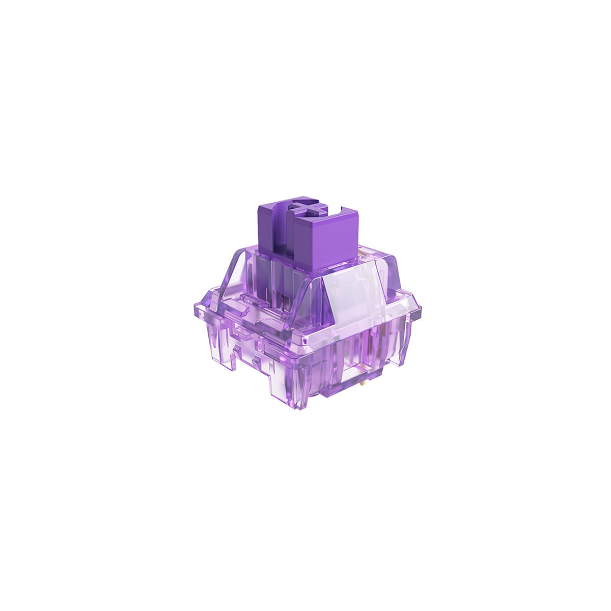 Akko CS Jelly Purple Mechanical Keyboard Switches - 45 Pack | Linear Silent Switches for Gaming & Typing | Compatible with Custom Keyboards & PC Builds | Perfect for Office Work, Gaming & Programming