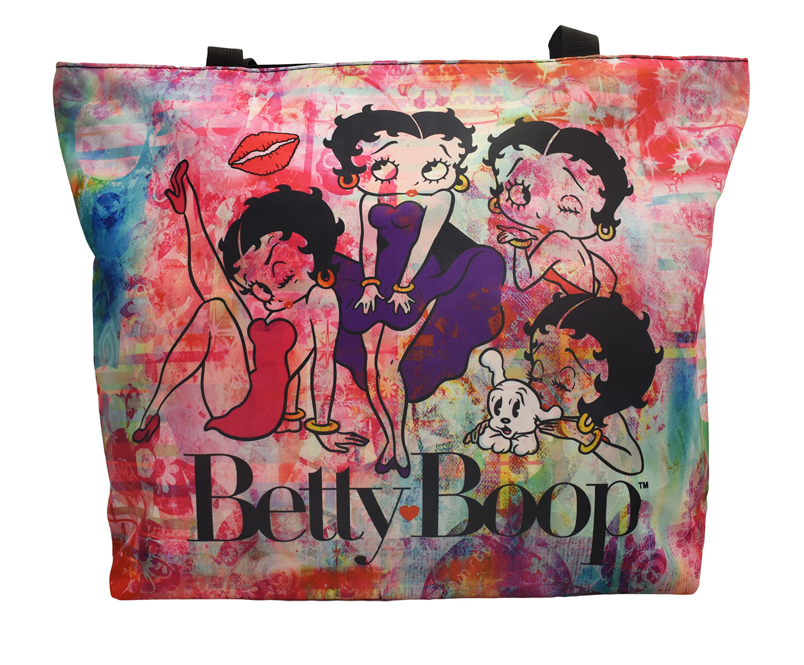Betty Boop Canvas Tote Bag for Women - Stylish & Durable Shopping, Beach & Work Bag - Perfect for Groceries, Travel & Everyday Use