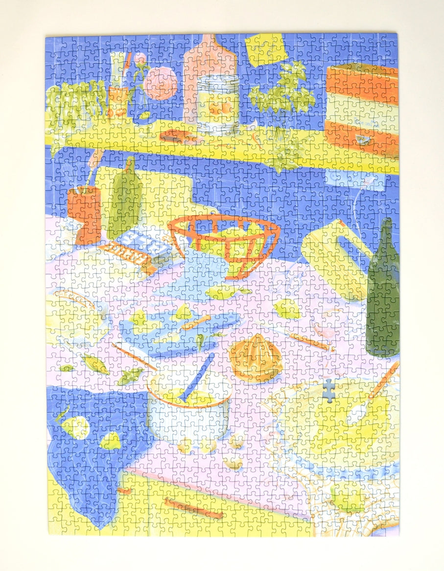1,000 Piece Lemon Tart Jigsaw Puzzle - Fun Family Activity & Home Decor for Puzzle Lovers
