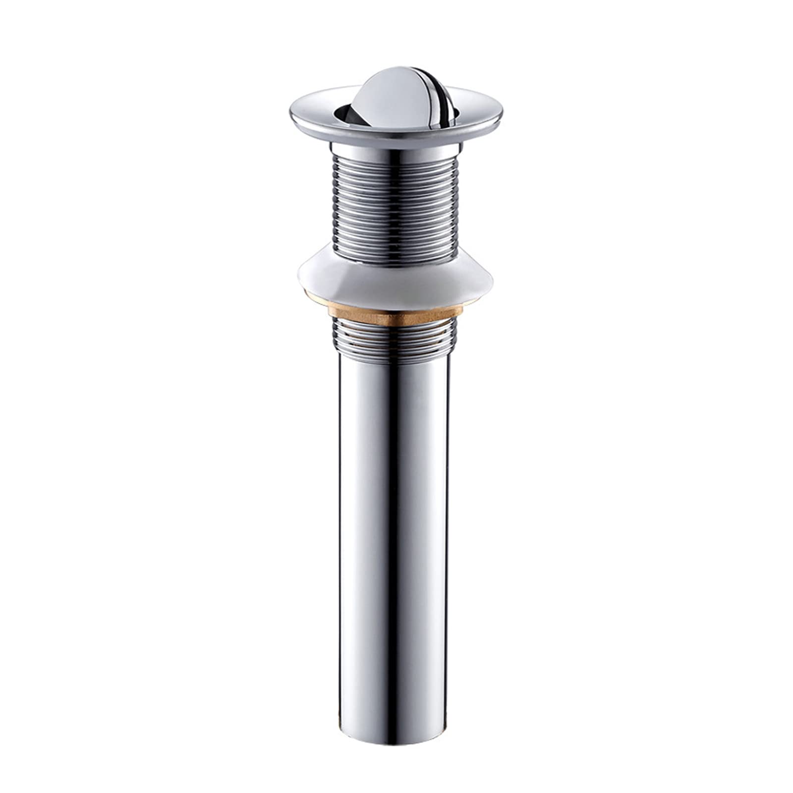 Brass Bathroom Sink Drain Kit with Overflow - Chrome Finish for Bathroom Renovation