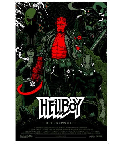 Hellboy Florian Bertmer Poster - Limited Edition Art Print for Comic Fans | Perfect for Home, Office & Gaming Room Decor