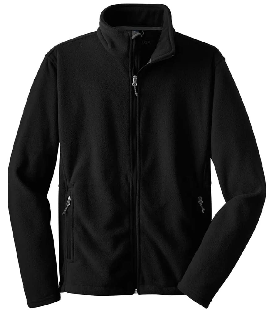 Joe's USA Men's Soft Midweight Fleece Jacket - Regular, Big & Tall Sizes - Warm & Comfortable for Outdoor Activities, Hiking & Casual Wear