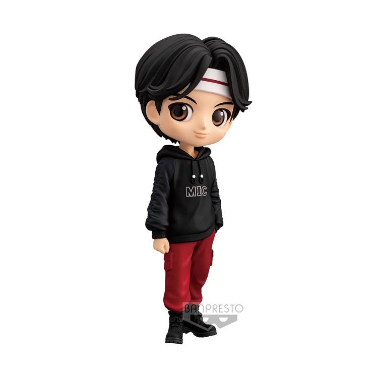 BTS Mic Drop Tiny TAN Q Posket Jin (Vers A) - Cute Anime Figure Collectible for BTS Fans - Perfect for Display, Gifts, and K-Pop Merch Collections