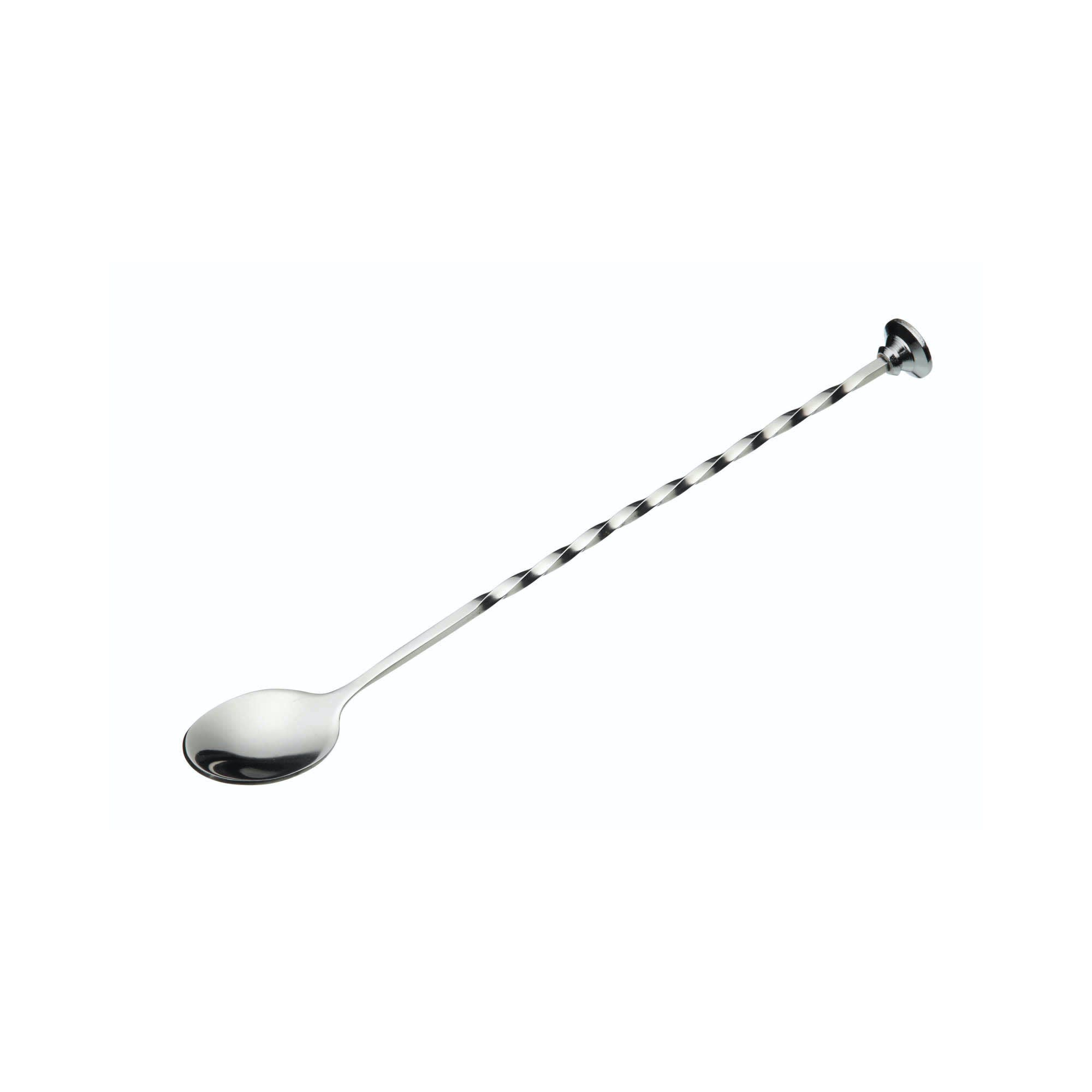 Premium Stainless Steel Cocktail Mixing Spoon - Bar Stirring Tool for Mixing Drinks, Cocktails, and Mocktails - Perfect for Home Bars, Bartending, and Party Entertaining