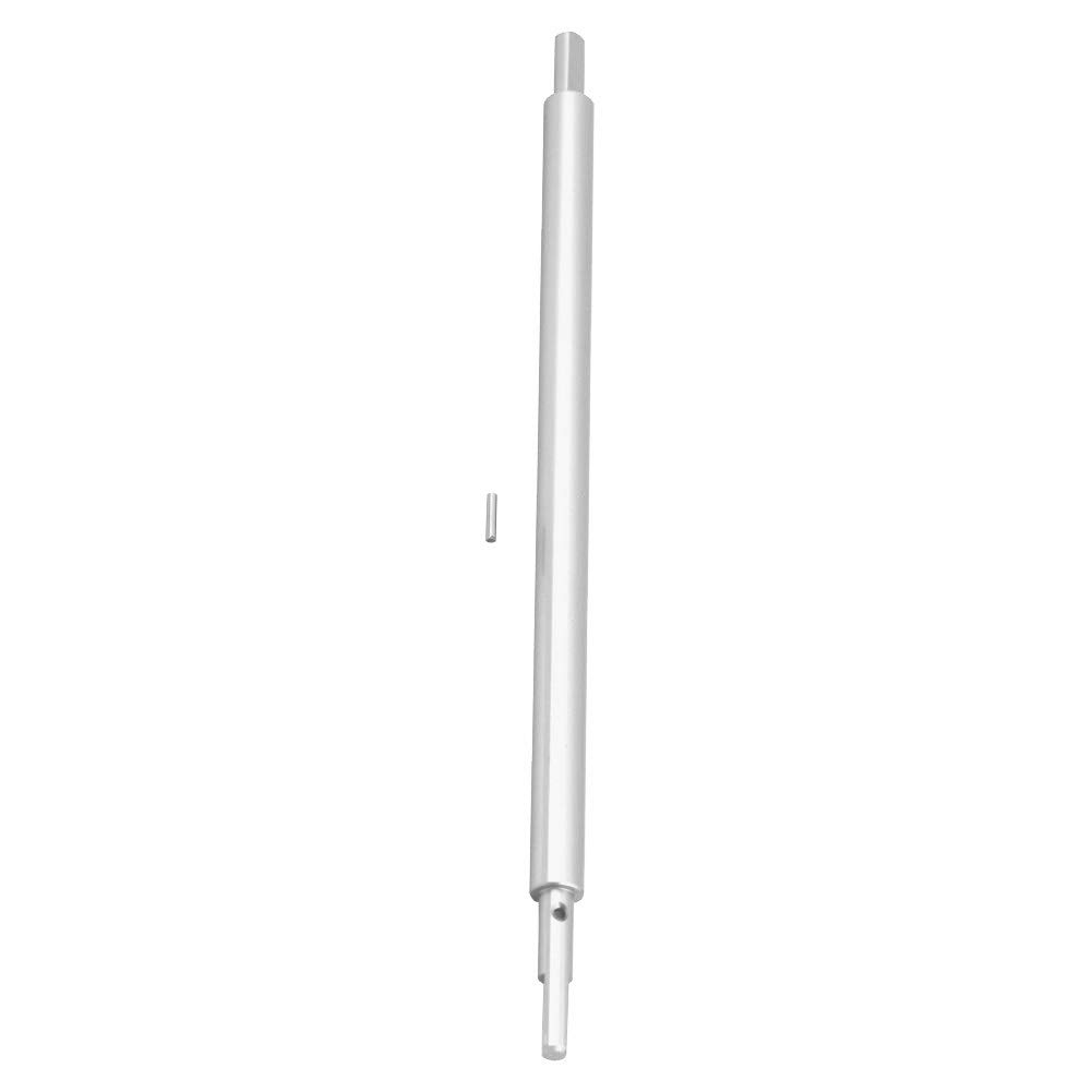 Aluminum Center Drive Shaft for RC Monster Truck - 736062S Silver Replacement Part | Durable RC Accessories for Off-Road Bashing & Crawling