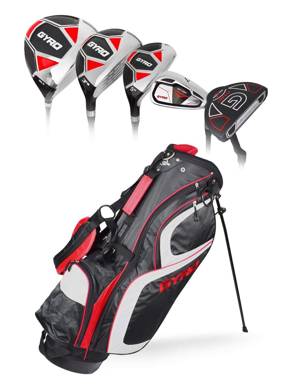Ray Cook Golf Gyro Complete Set with Bag - Premium Golf Clubs & Accessories for Men & Women - Perfect for Beginners & Pro Golfers - Ideal for Driving Range, Course Play & Practice Sessions