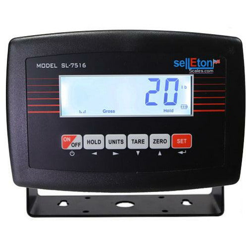 SL 7516 B Bright LCD Indicator Scoreboard for Floor & Truck Scales - Perfect for Warehouses, Factories, and Logistics Centers