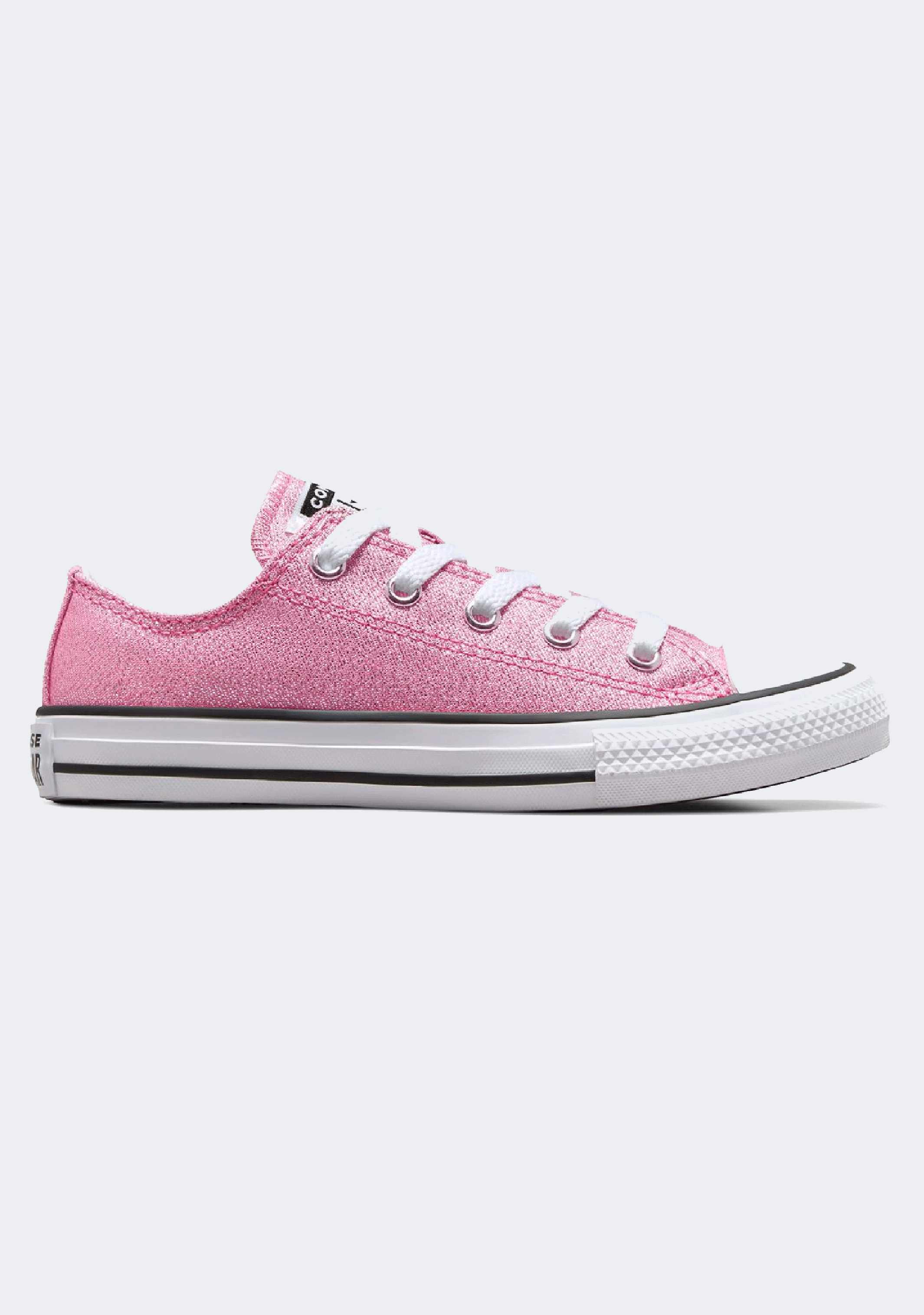 Converse Kids Chuck Taylor All Star 2V Prism Glitter Low Top Sneakers - Lightweight & Comfortable for School, Play & Everyday Wear