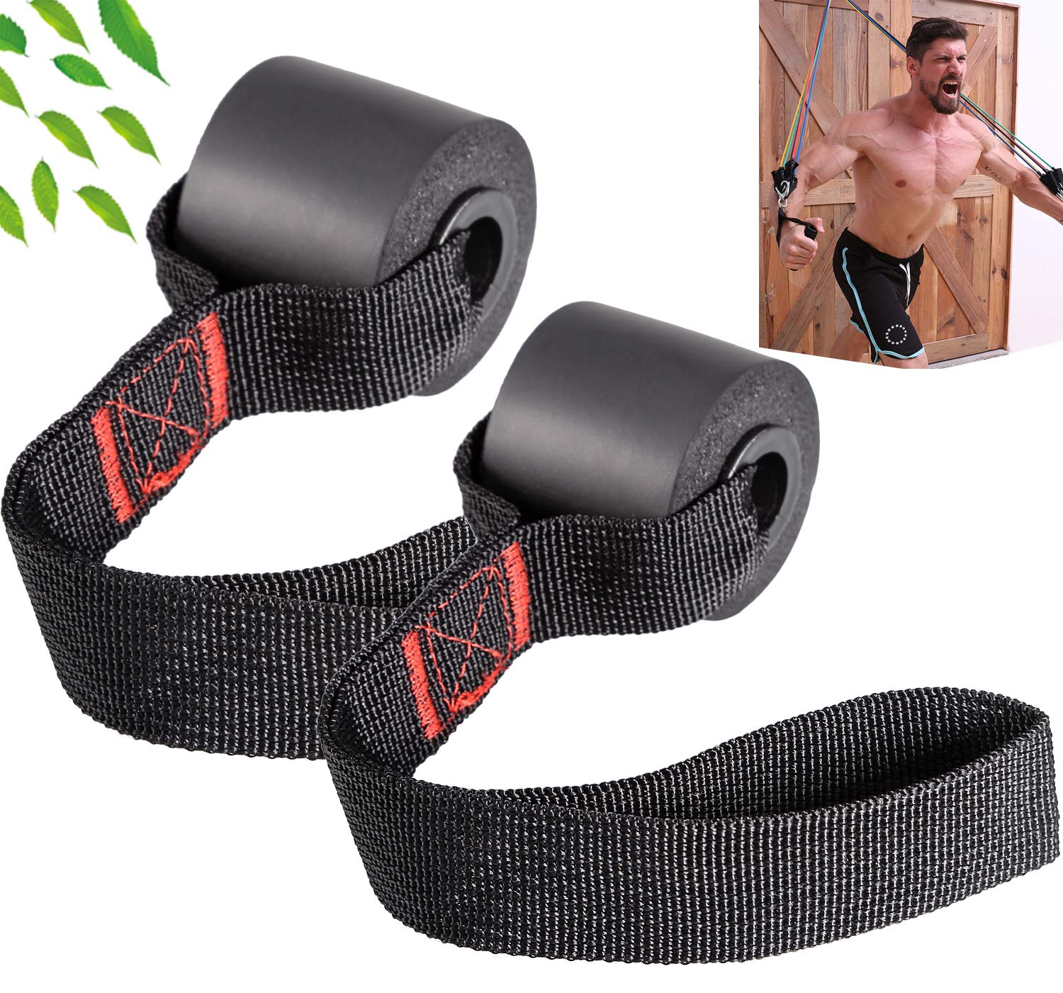 Heavy Duty Door Anchor for Resistance Bands - Secure Exercise Band Attachment System (No Door Damage) - Perfect for Home Workouts, Physical Therapy & Gym Training