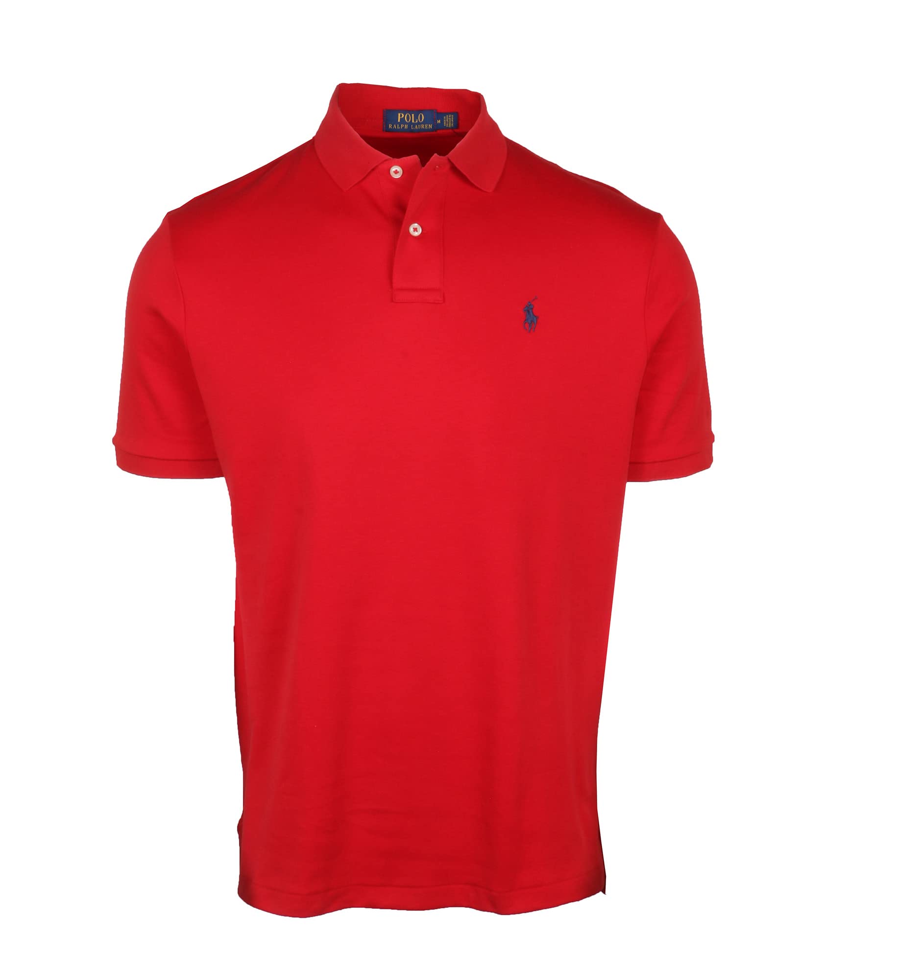 Ralph Lauren Men's Classic-Fit Interlock Polo Shirt - Breathable Cotton, Comfortable Casual Wear for Golf, Office & Everyday Outfits
