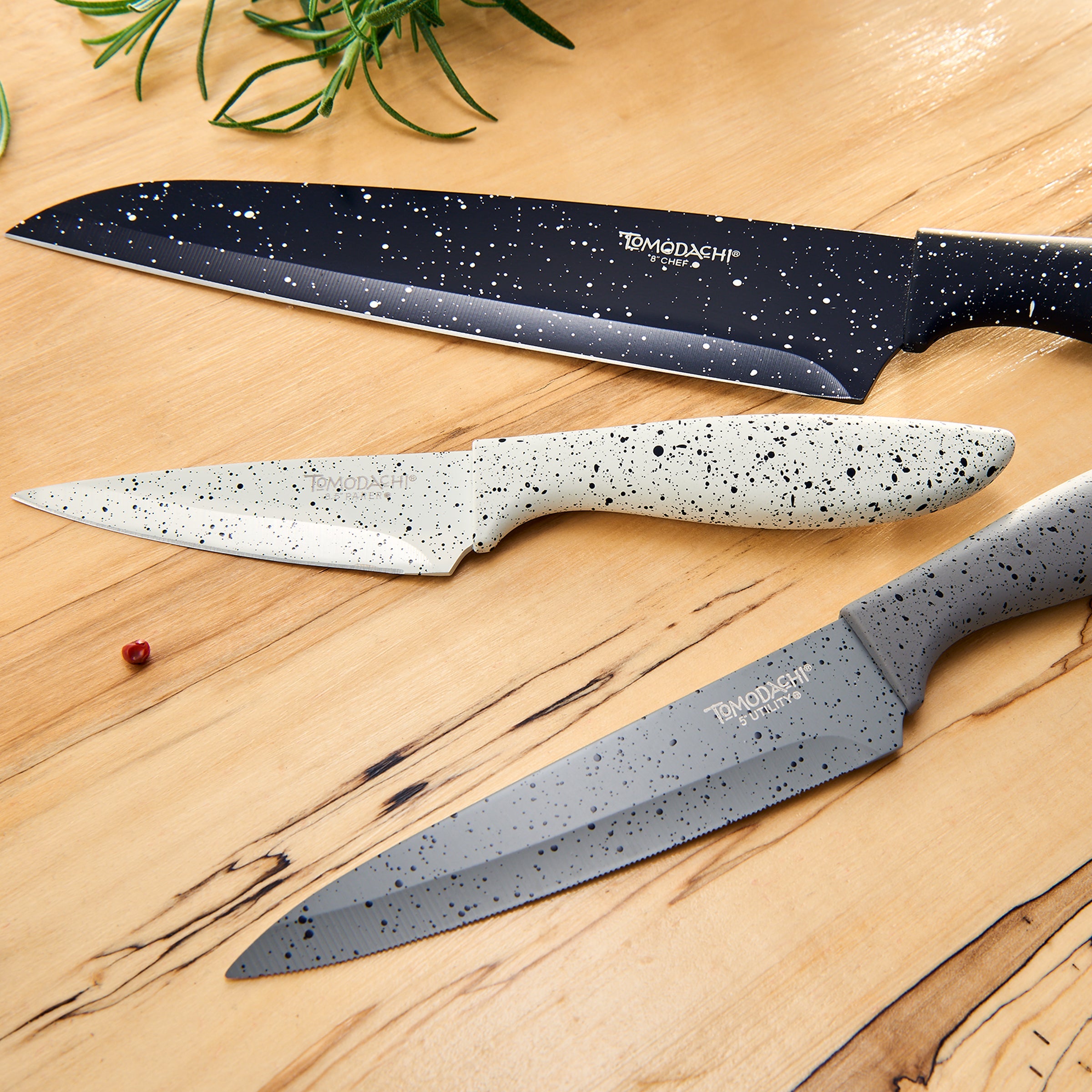 Premium Sandstone 3-Piece Cutlery Set - Knife, Fork & Spoon - Durable & Stylish Flatware for Camping, Picnics & Outdoor Dining