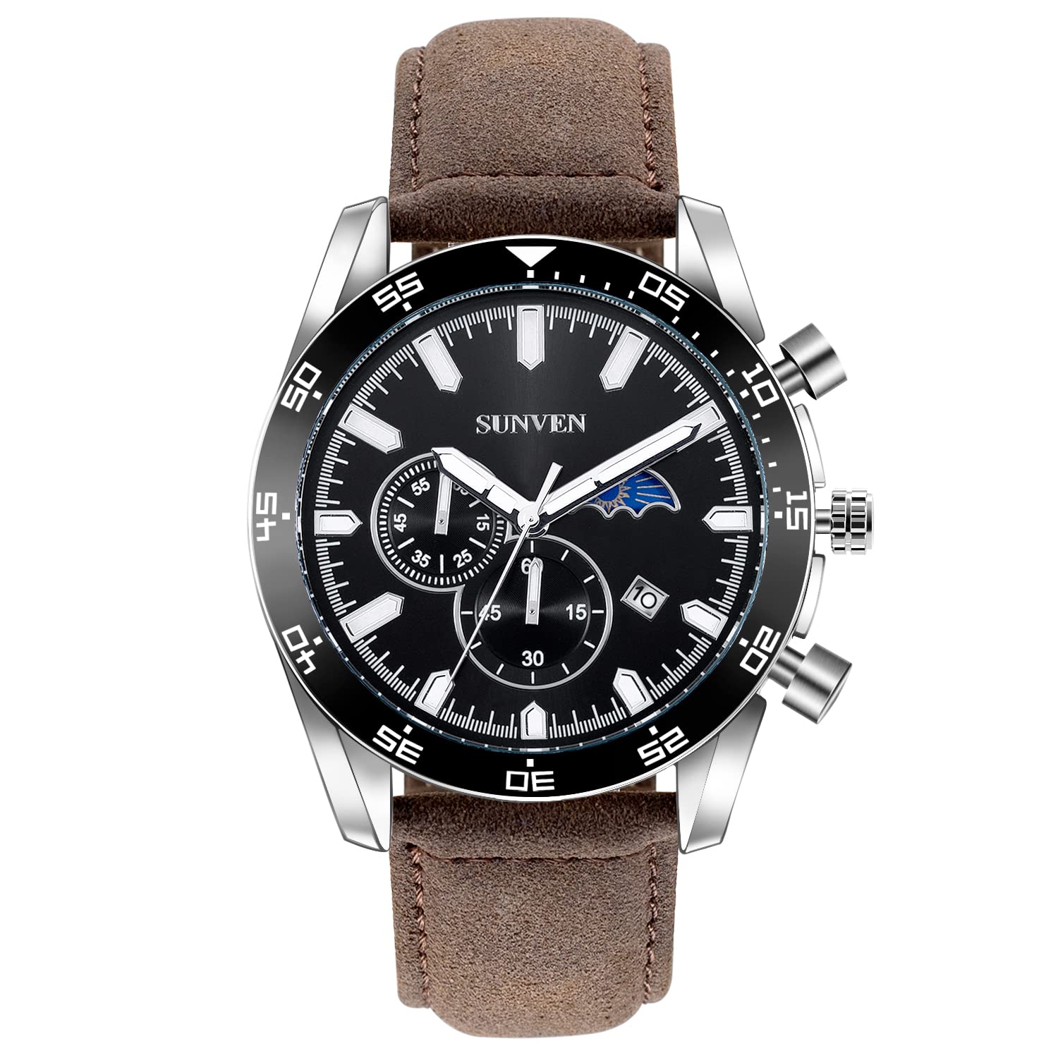 SUNVEN Stylish Fashion Watches for Women & Men - Waterproof Luxury Wristwatch with Date Display - Perfect for Daily Wear, Office, Dating & Special Occasions