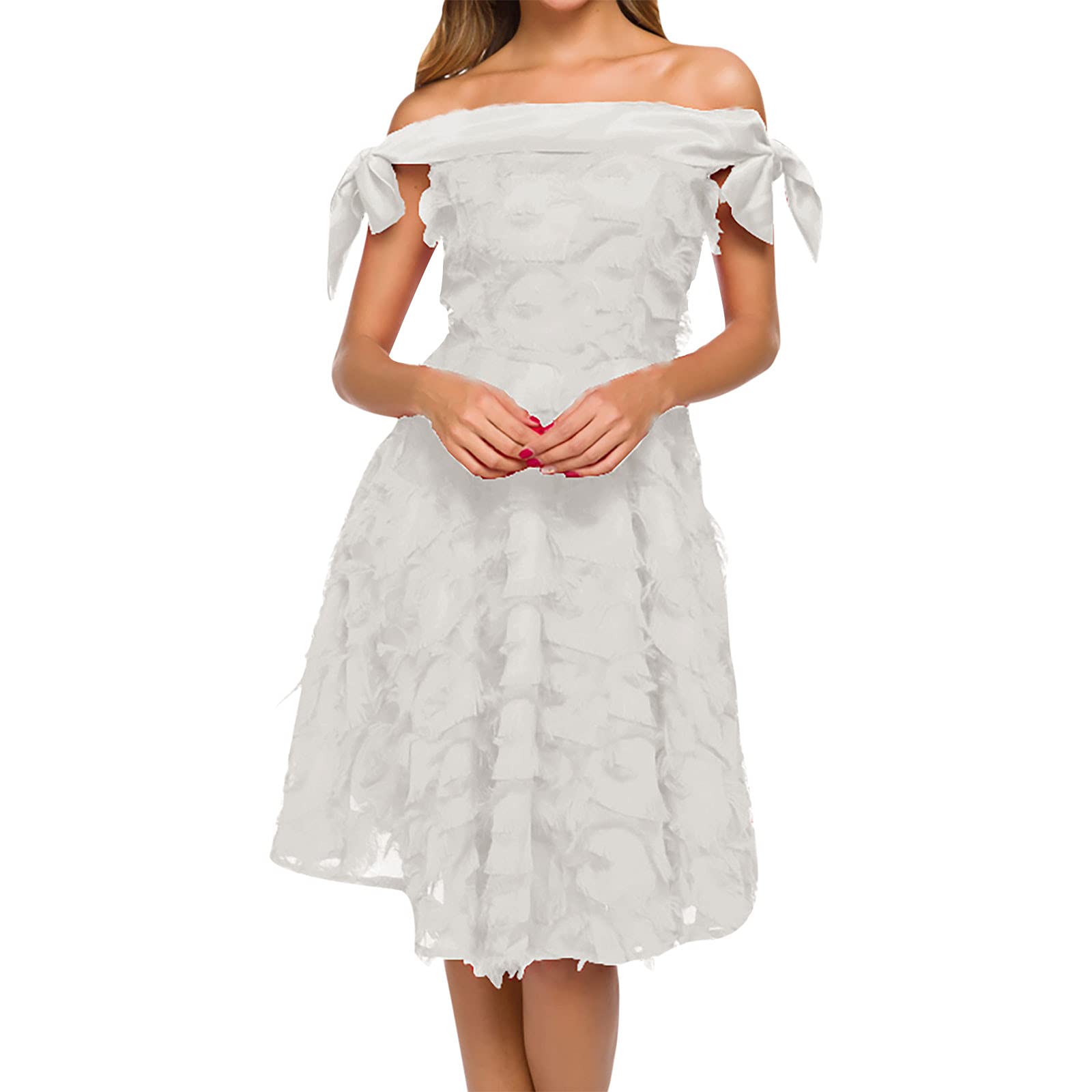 Women's Floral Summer Dresses - Hawaiian Style Casual Sundress with Mexican Embroidery | Perfect for Beach Vacations, Pool Parties & Tropical Getaways