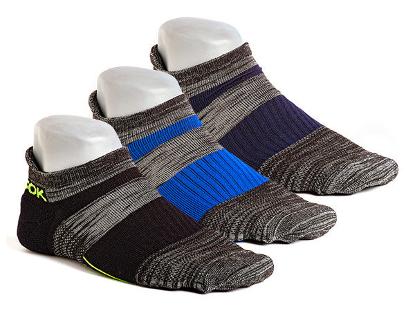 Q5 No Show Socks for Men & Women - 3 Pack Invisible Low Cut Liner Socks (Charcoal) - Perfect for Sneakers, Loafers & Casual Shoes