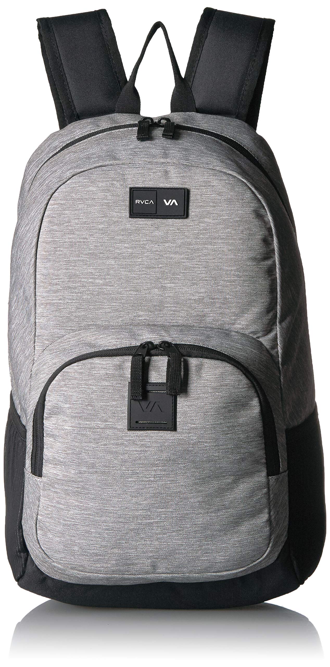 RVCA Men's Estate Backpack II - Durable Grey Heather Hiking Backpack for Travel, Work & School | Water-Resistant Daypack with Laptop Compartment | Perfect for Commuting, Camping & Outdoor Adventures