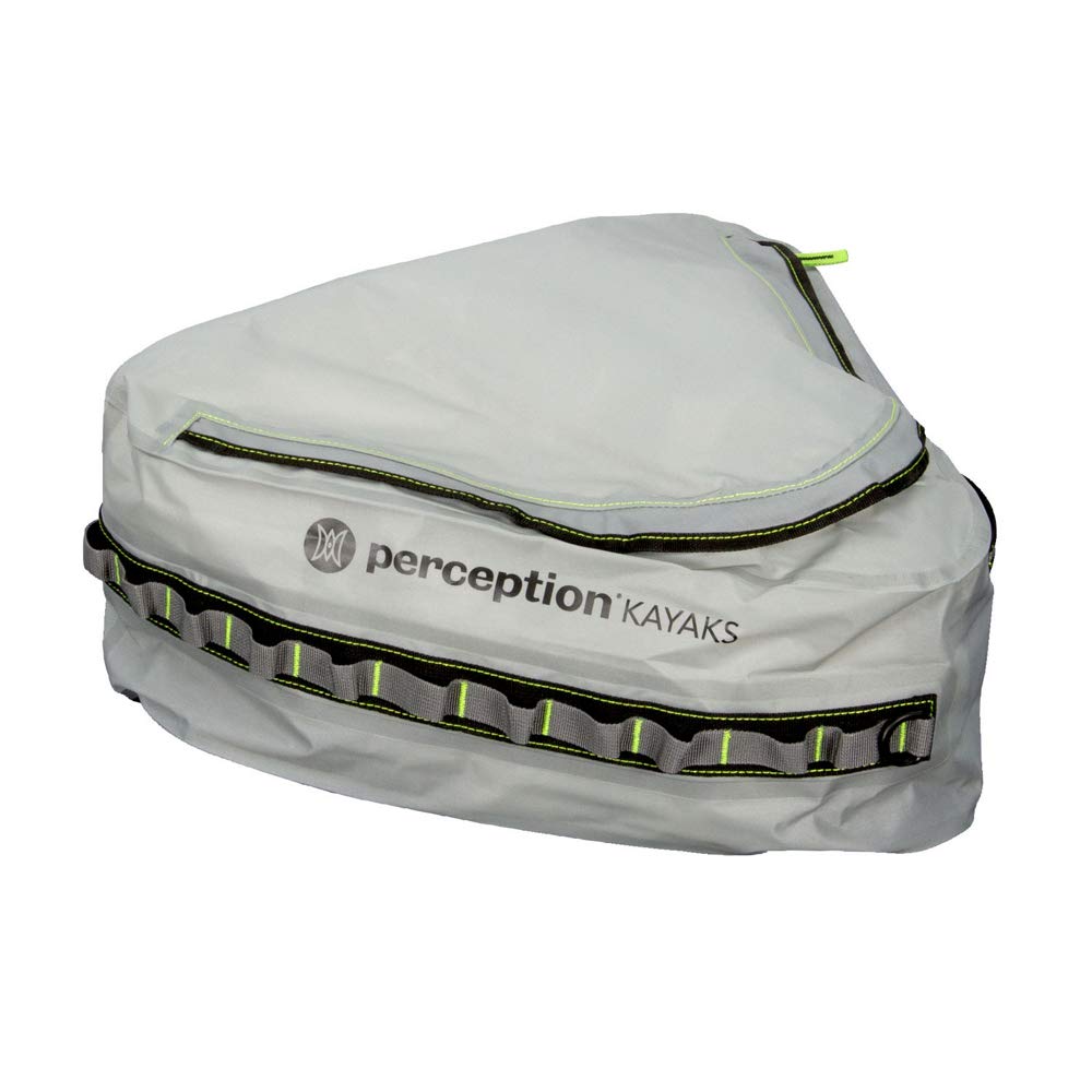 Perception Kayaks Splash Bow Bag - Waterproof Kayak Storage Bag for Gear Protection, Grey - Perfect for Kayaking, Canoeing & Outdoor Adventures