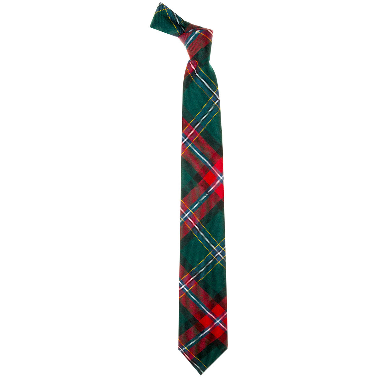 Premium Scottish Tartan Necktie for Men - Classic Plaid Pattern for Formal Events, Weddings & Office Wear