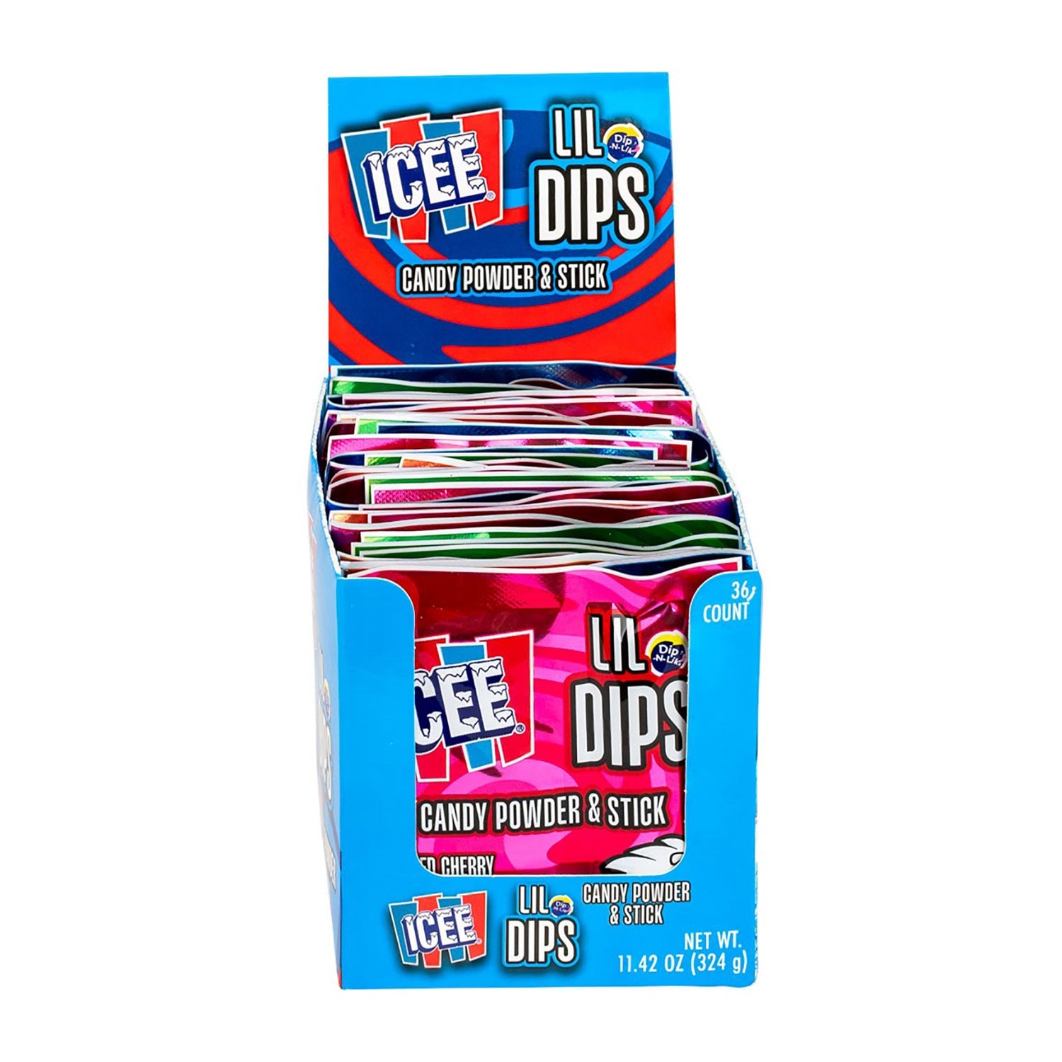 Icee Lil Candy Powder - 36 Count Box | Fun & Tasty Treat for Kids, Parties, and Movie Nights