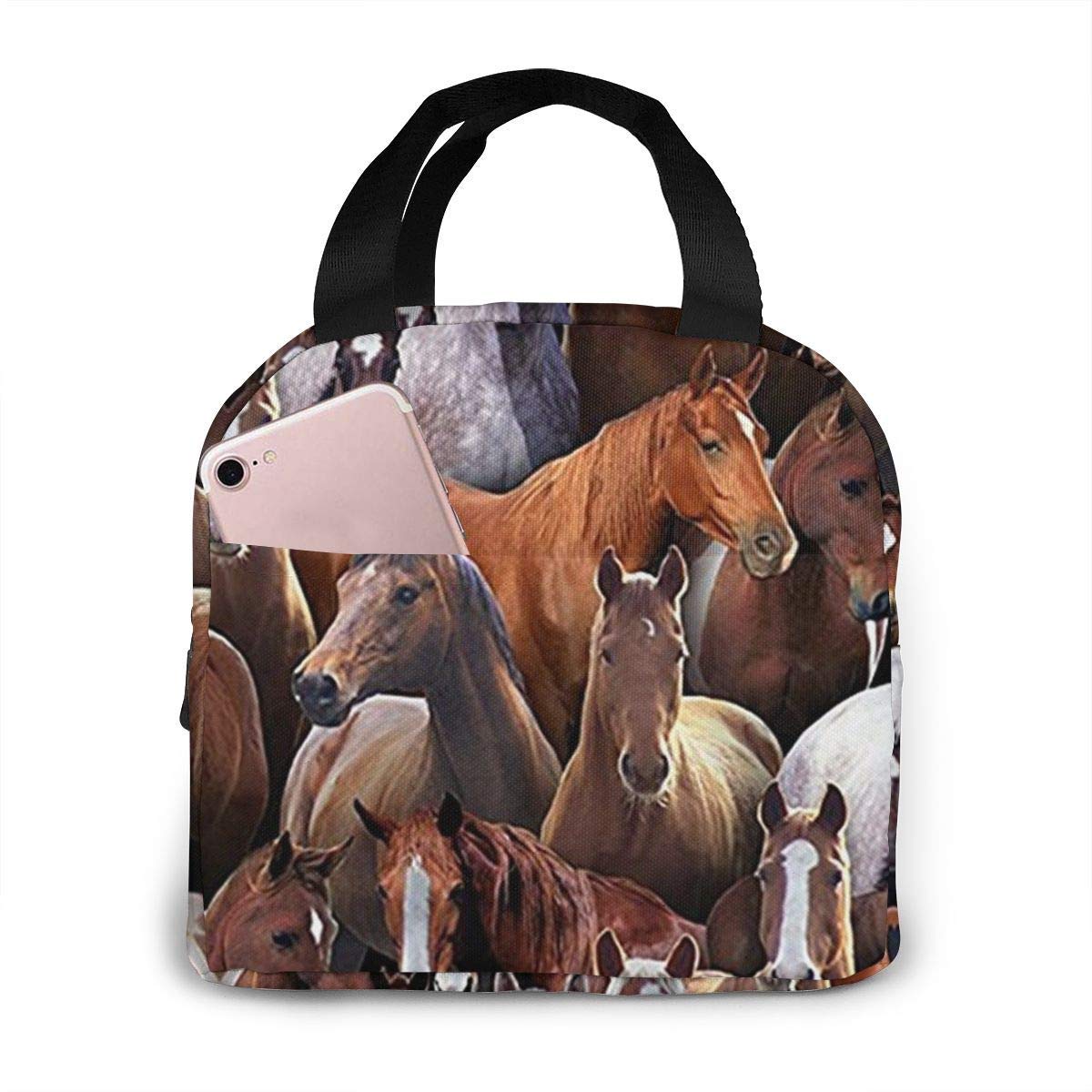 Insulated Lunch Bag for Women & Men - Reusable Waterproof Lunch Box Cooler for Work, School, Picnic, Camping & Travel - Portable Meal Container for Outdoor Activities