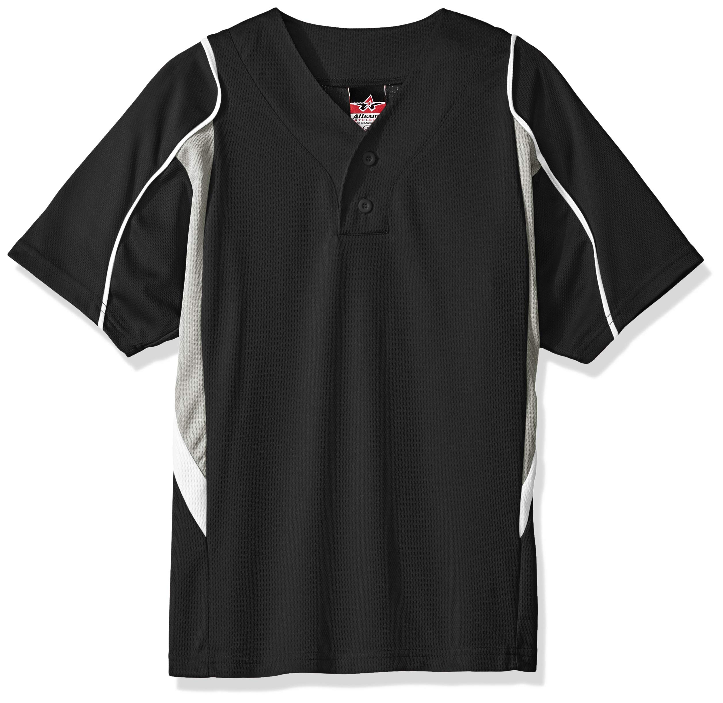 Alleson Athletic Boys' Youth Baseball Jersey - Breathable & Lightweight Uniform for Little League, Practice & Games - Perfect for Baseball Tournaments & Team Sports