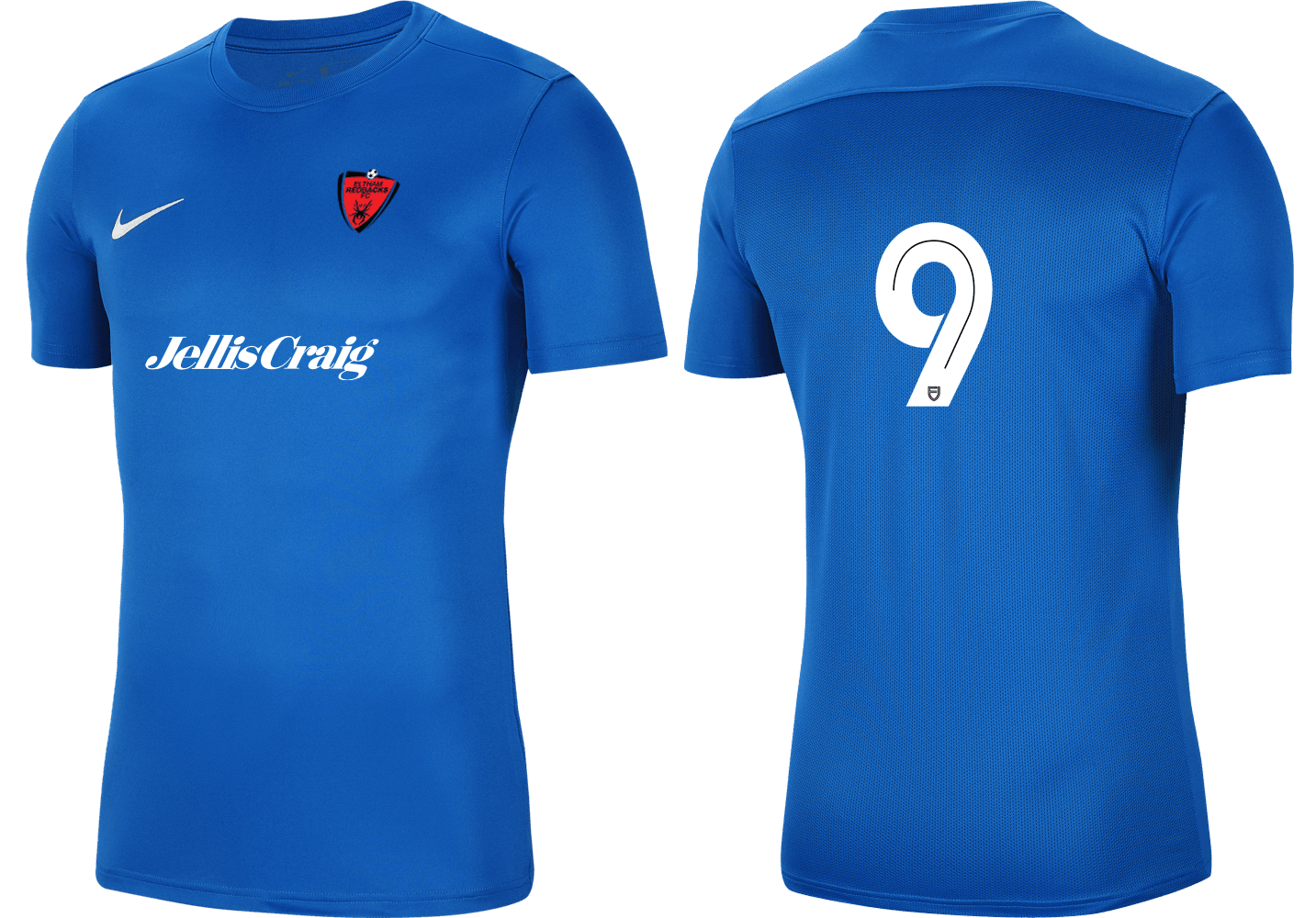 ELTHAM REDBACKS Youth Park 7 Soccer Jersey - BV6741 463 - Official Team Uniform for Kids & Teens - Perfect for Matches, Training & Fan Support