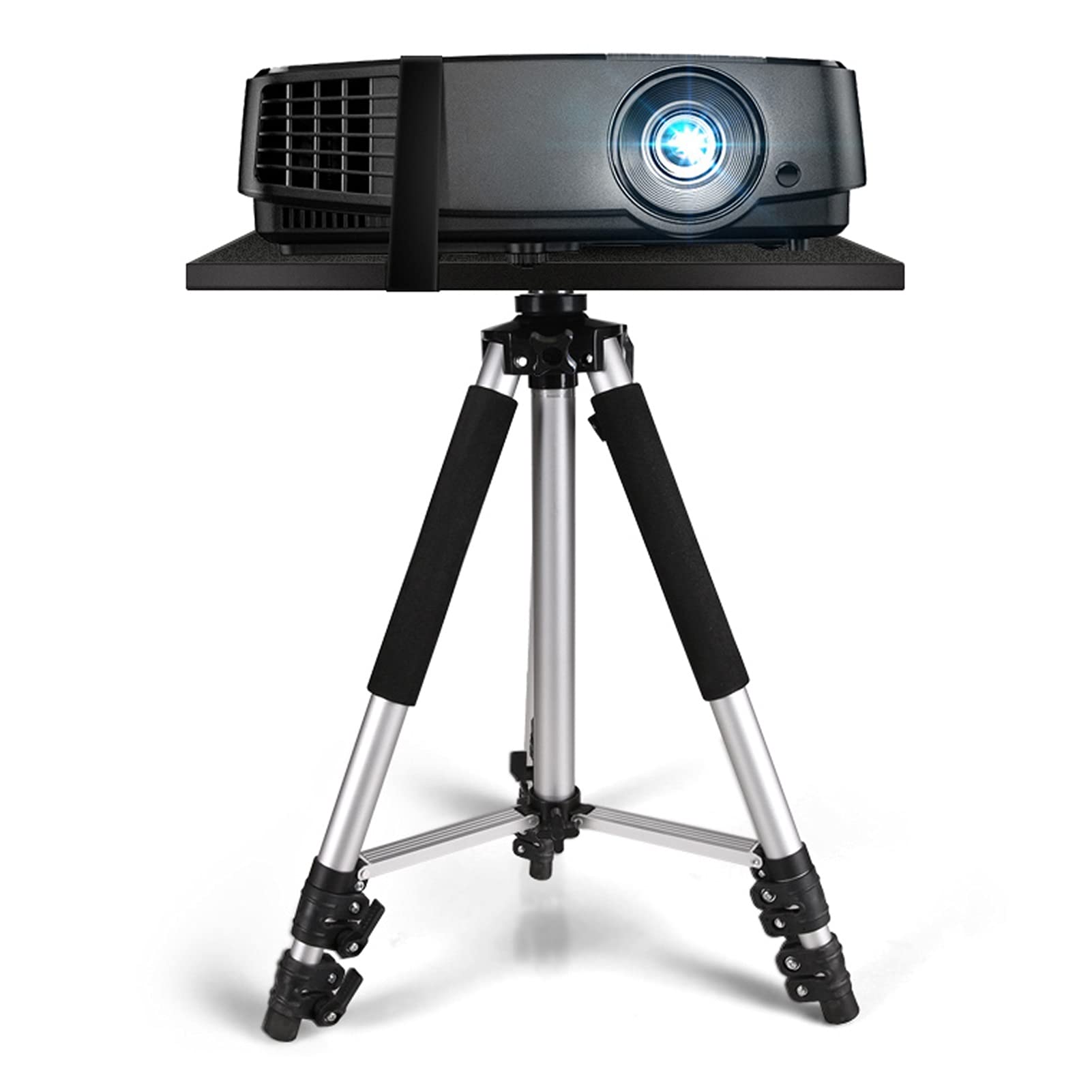 Adjustable Aluminum Projector Mount Stand & Laptop Tripod - 19.6