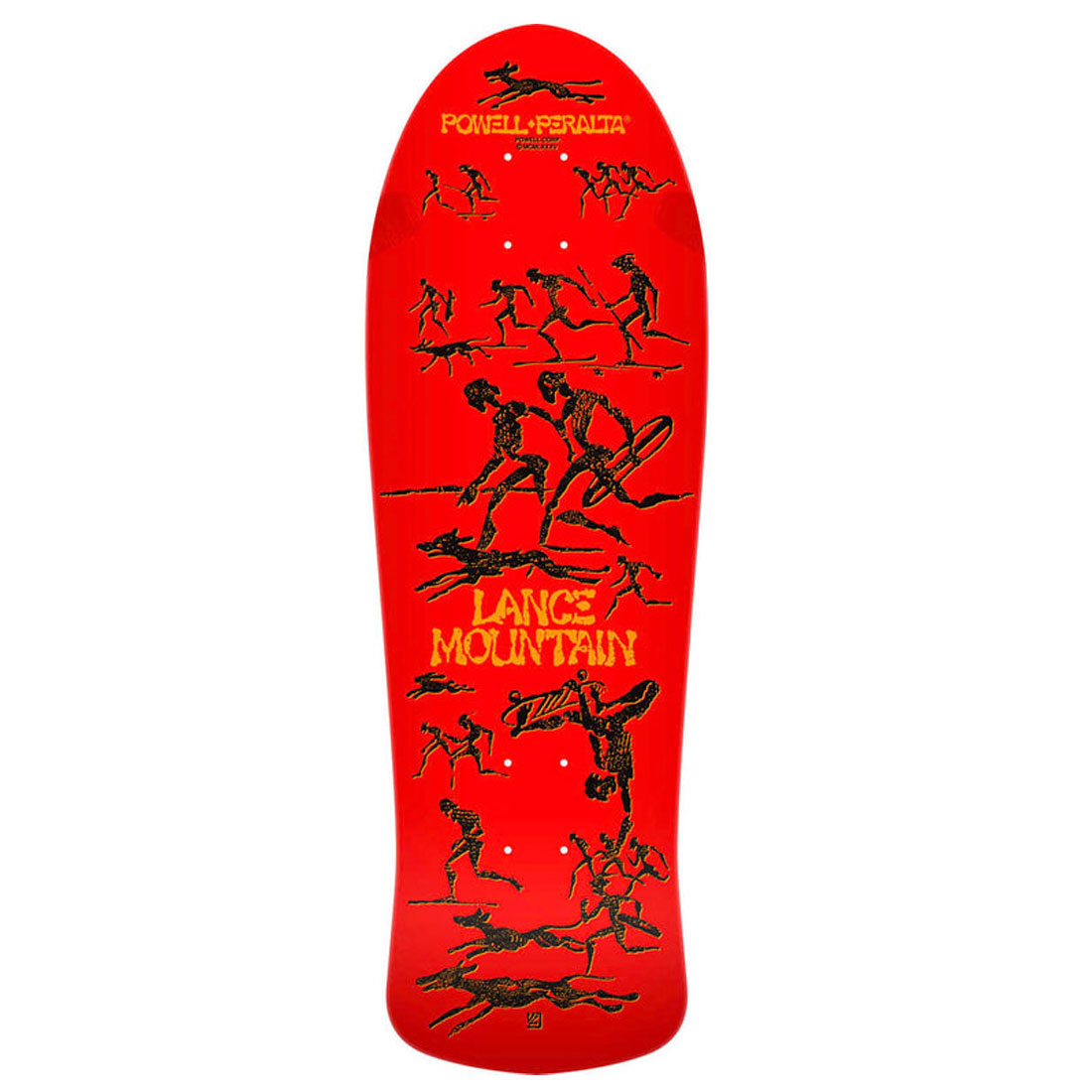 Powell Peralta Bones Brigade Mountain 15th Series Skateboard Deck - Red | Premium Quality for Street & Park Skating