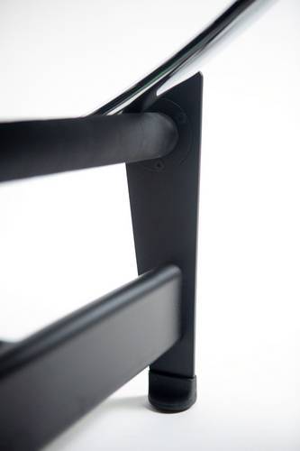 Le Corbusier LC4 Chaise Lounge - Premium Black Leather Recliner Chair for Modern Living Room, Office & Lounge Decor