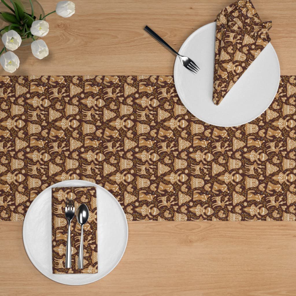 Custom Printed Cotton Sateen Table Runner 108