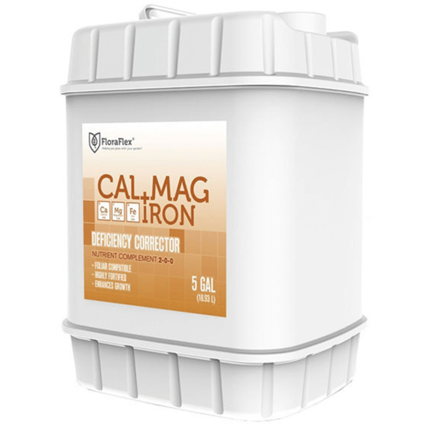 FloraFlex Cal + Mag + Iron Nutrients - 5 Gallon | Premium Plant Supplement for Hydroponics & Soil | Ideal for Indoor Gardening & Greenhouse Use