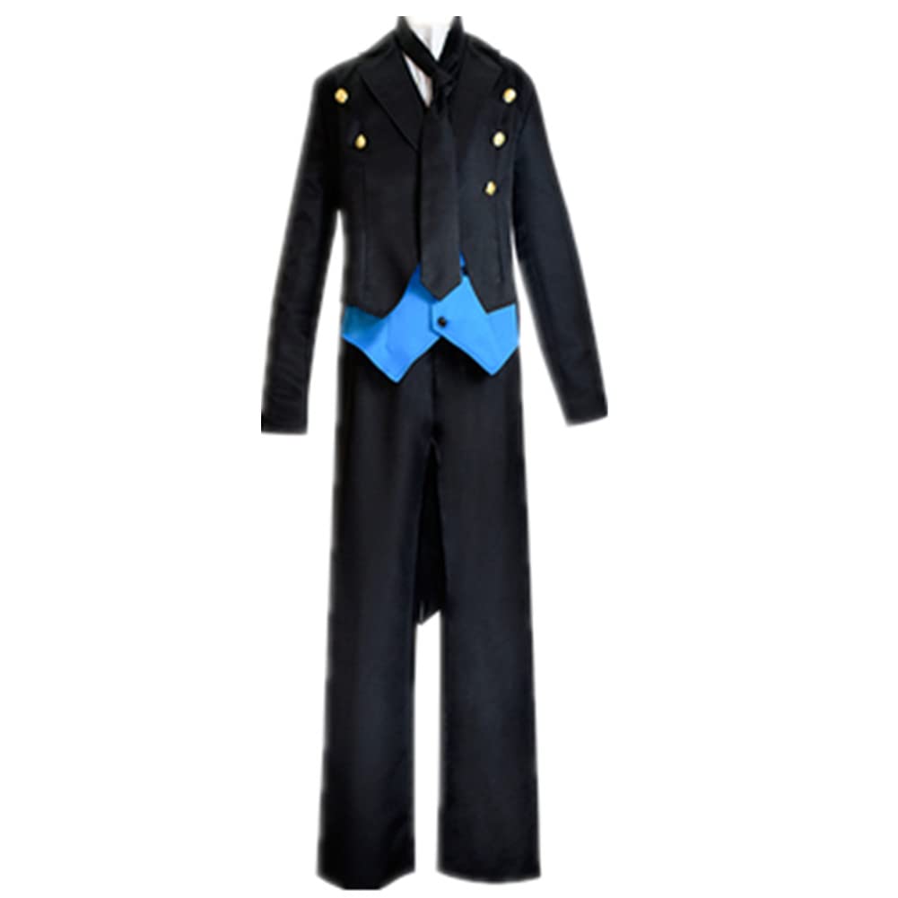 Black Butler Kuroshitsuji Sebastian Michaelis Cosplay Costume - Anime Uniform Outfit for Men & Women - Perfect for Halloween, Conventions & Anime Events