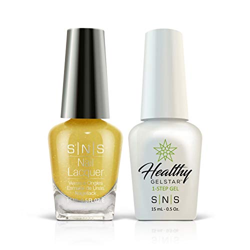 SNS Nails Duo Set - Nail Polish & UV Gel Kit #BM09 for Long-Lasting Manicures at Home or Salon