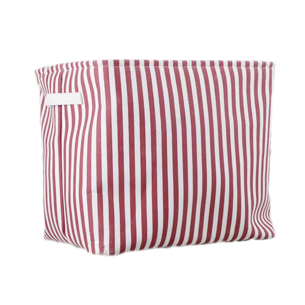 Canvas Laundry Basket with Drawstring Closure - Foldable Cotton Linen Storage Organizer for Clothes, Toys & Household Items - Perfect for Wardrobe, Nursery & Home Organization