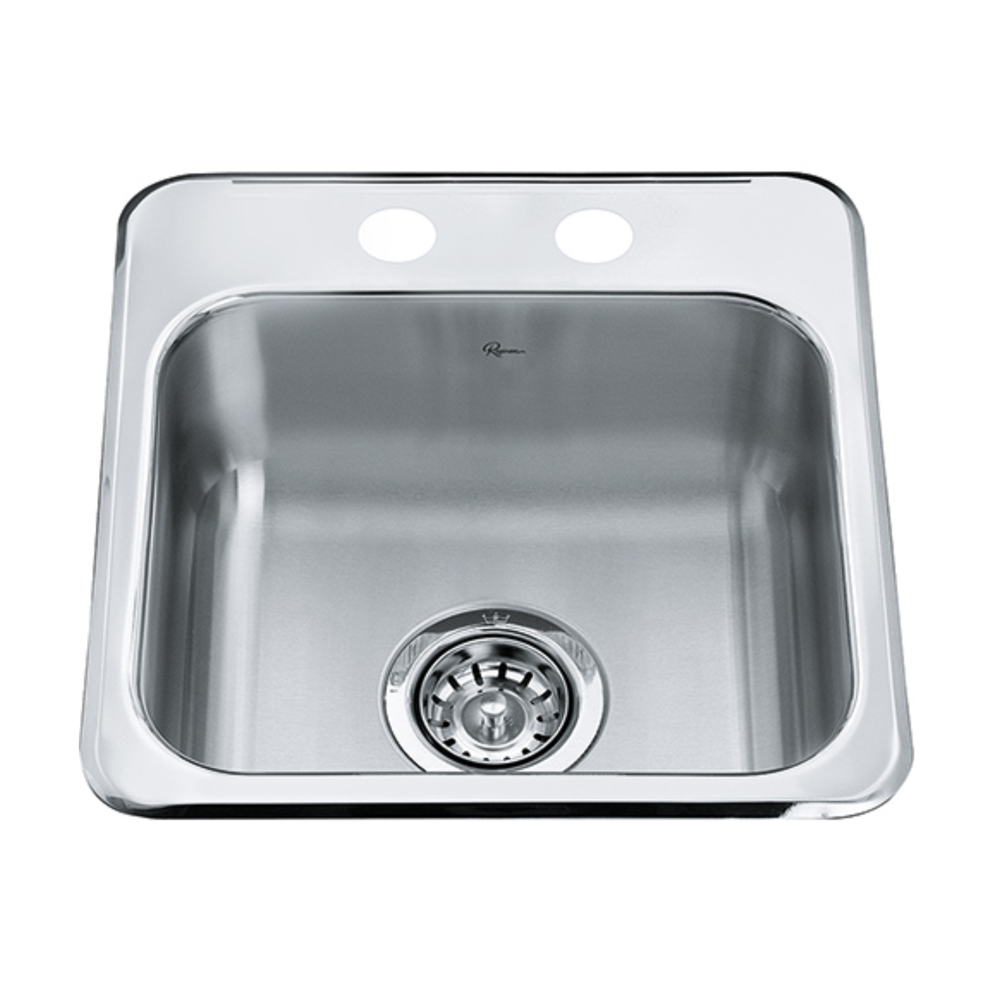 Kindred Reginox 2-Hole Bar Top Mount Stainless Steel Kitchen Sink - Durable & Stylish for Modern Home & Commercial Use