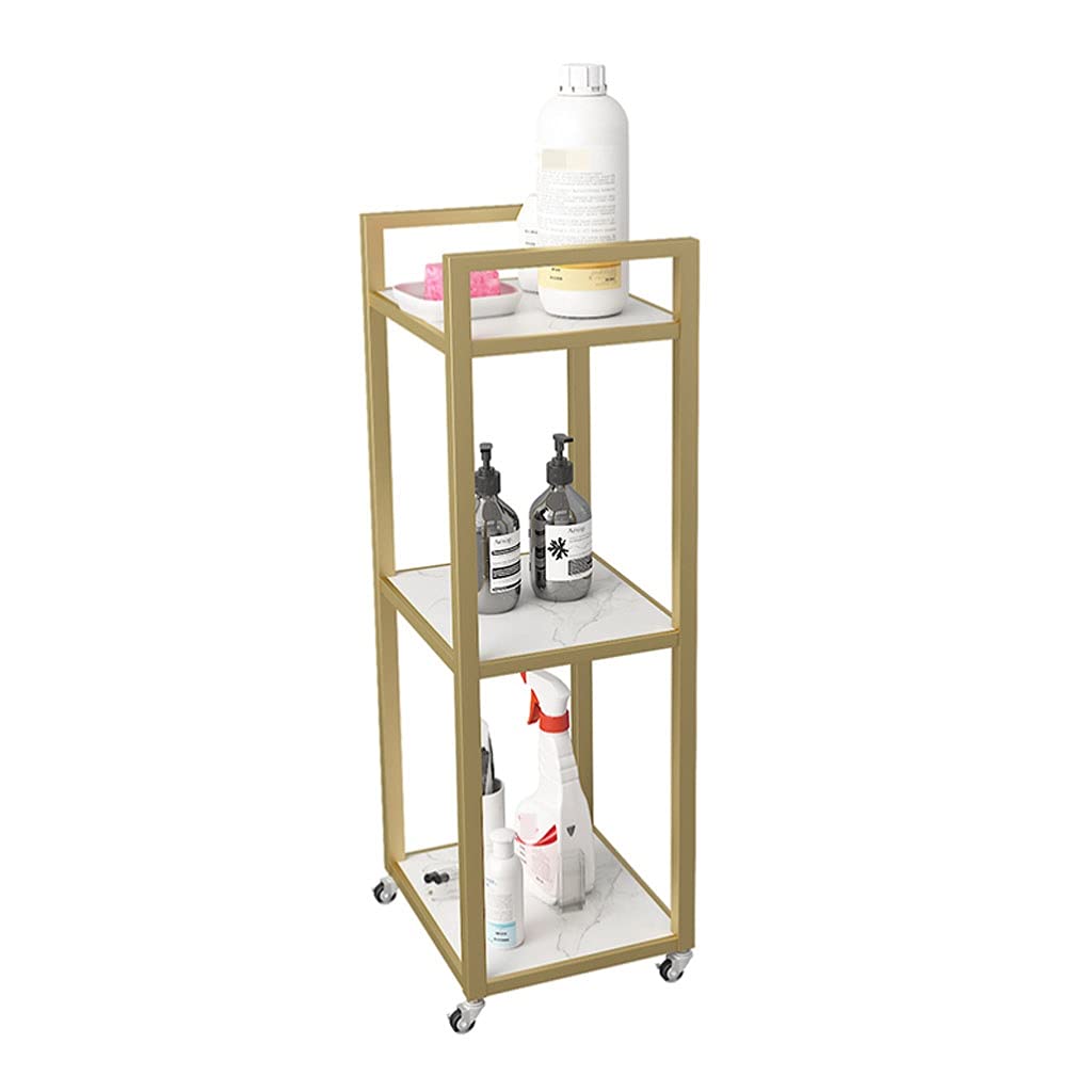 White 2-Tier Bathroom Storage Shelf - Freestanding Open Shelf Organizer for Bathroom, Kitchen & Hallway Decor - Space-Saving Floor Shelf for Towels, Toiletries & Decorative Items