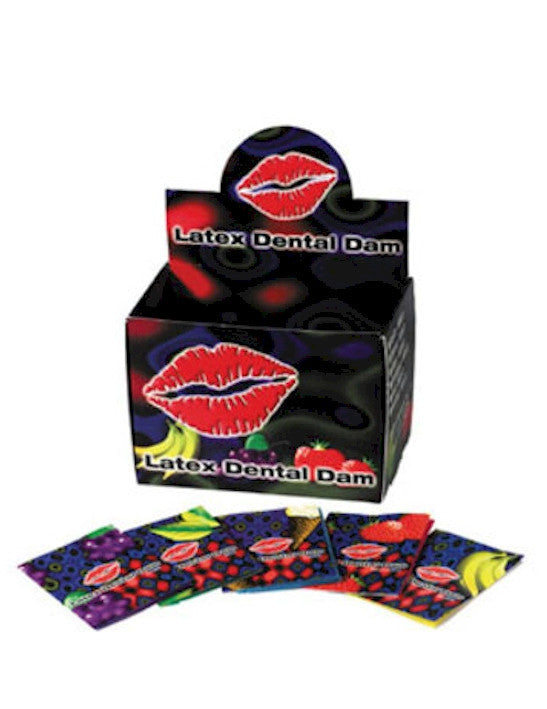 Lixx Flavored Dental Dams - Assorted Fruit Flavors for Safe Oral Protection | Perfect for Dental Procedures, Oral Sex & Tattoo Aftercare