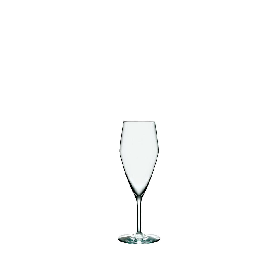 Premium Champagne Flutes Set of 6 - Elegant Crystal Clear Glassware for Weddings, Parties & Romantic Dinners - Dishwasher Safe Stemware for Sparkling Wine & Prosecco