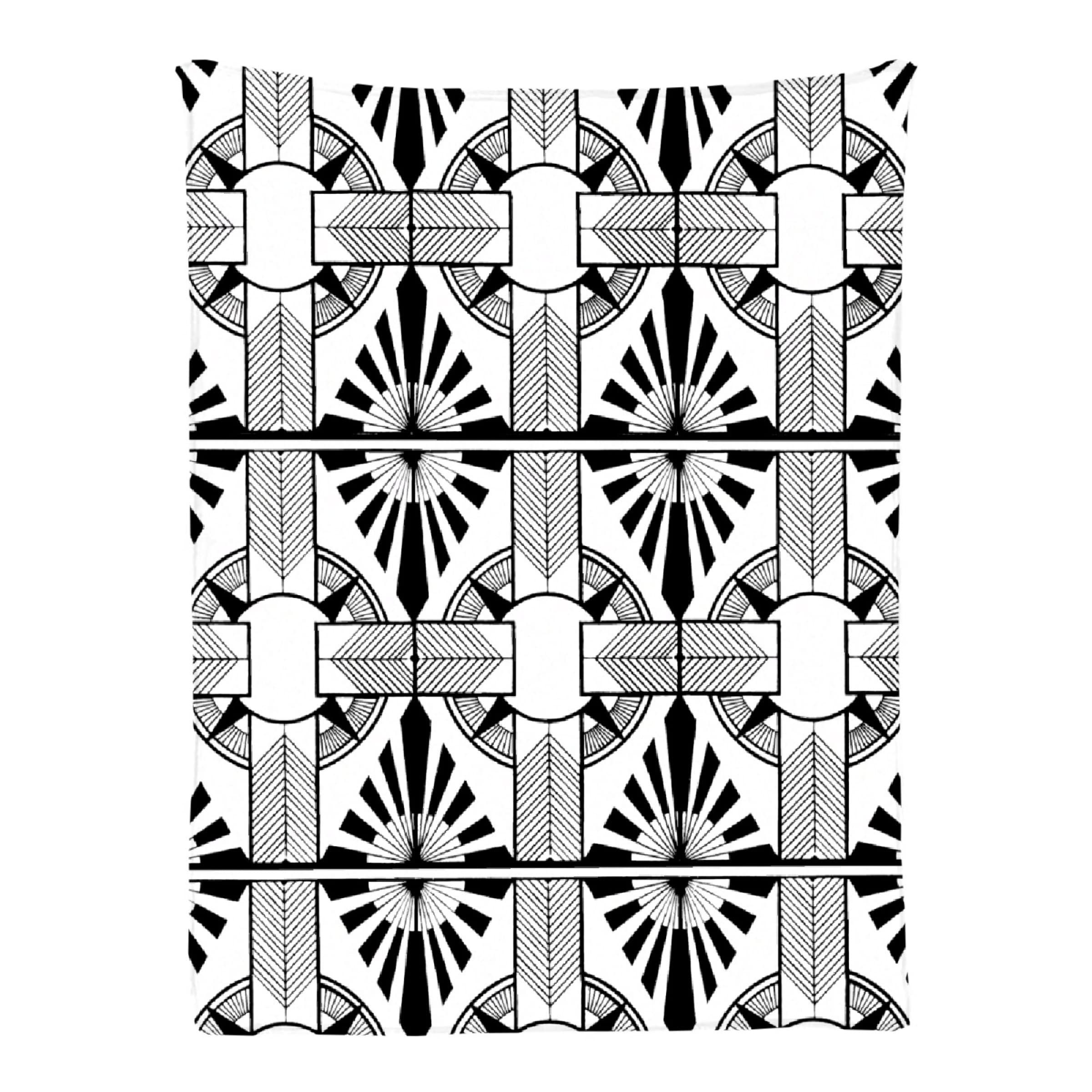 Yakujo Crosses Lightweight Flannel Fleece Blanket - 120