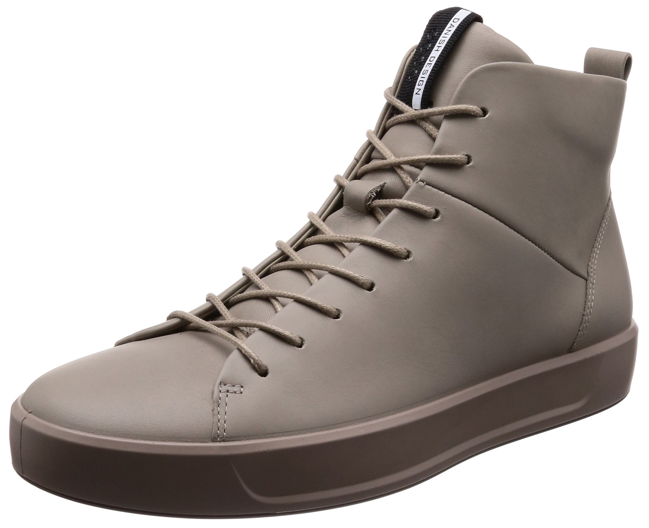ECCO Men's Soft 8 High Top Fashion Sneakers - Comfortable Leather Walking Shoes for Casual Wear & Outdoor Activities