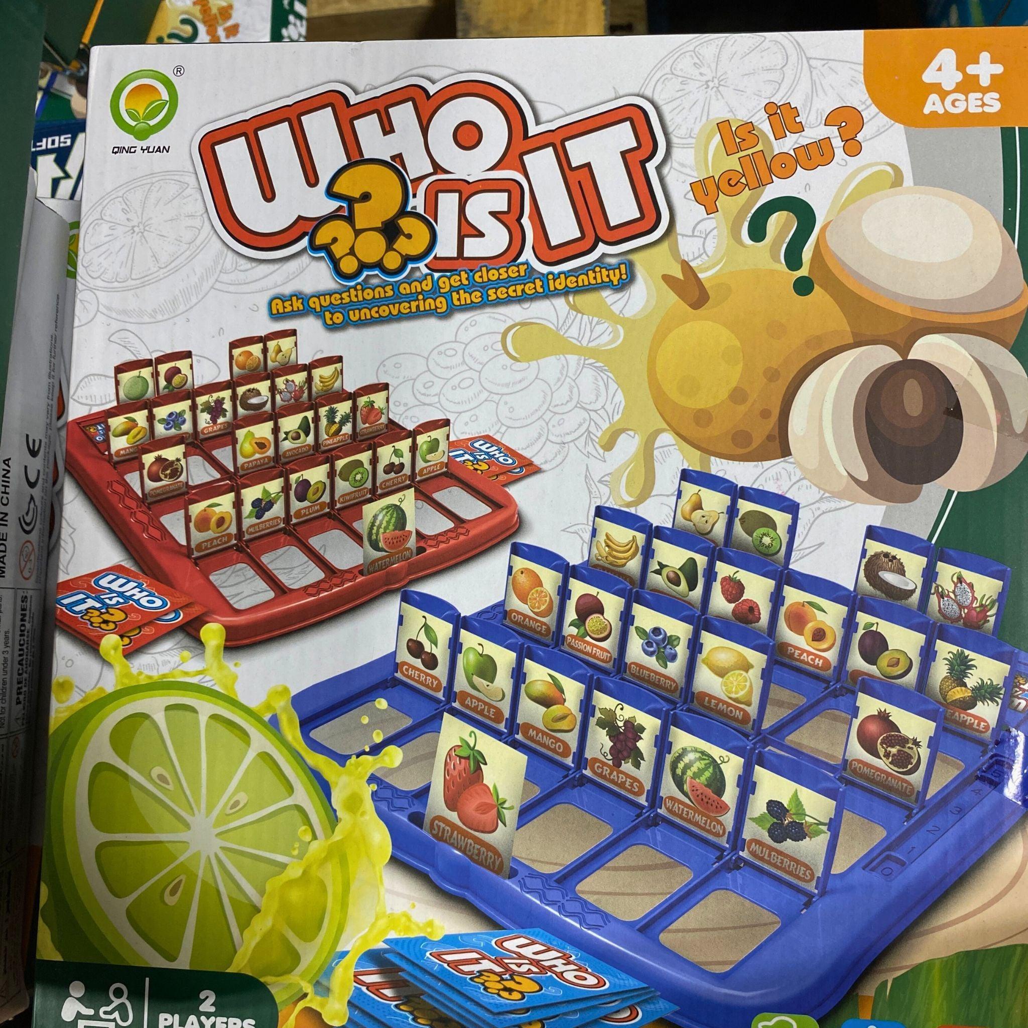 Who Is It? Mystery Guessing Game for Kids Ages 4+ - 23 Piece Set | Fun Family Board Game for Parties & Indoor Activities