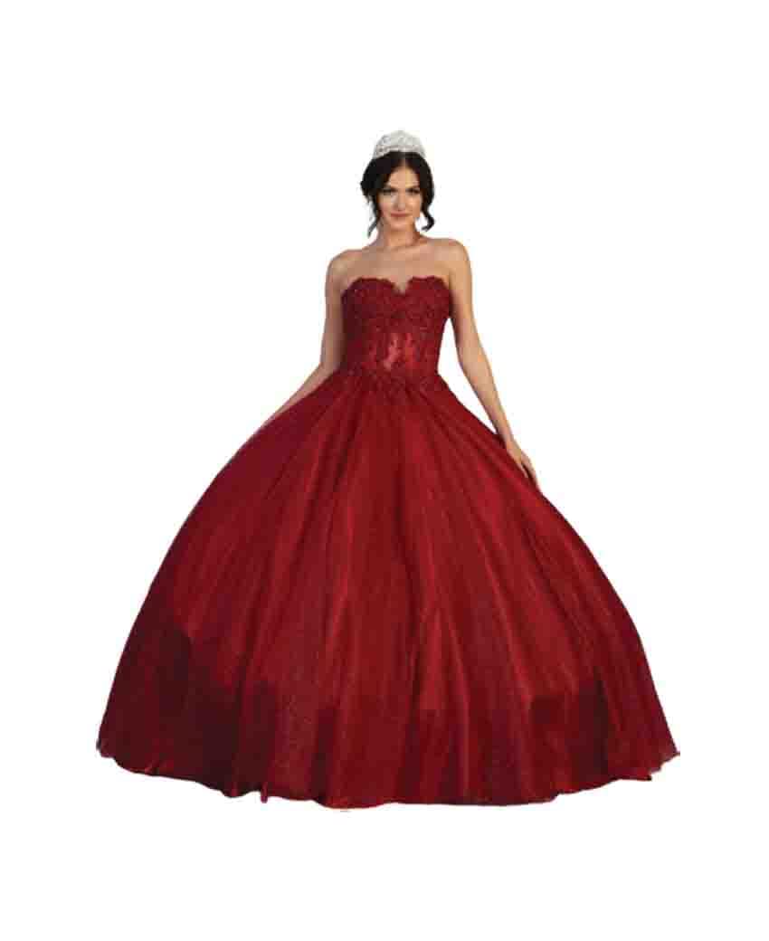 Elegant Sweet 16/15 Ball Gown - Plus Size Formal Dress FDS141 for Prom, Quinceañera & Special Occasions
