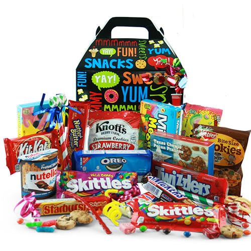 Deluxe Candyland Candy Gift Basket - Assorted Gourmet Chocolates & Sweets - Perfect for Birthdays, Holidays & Corporate Gifting