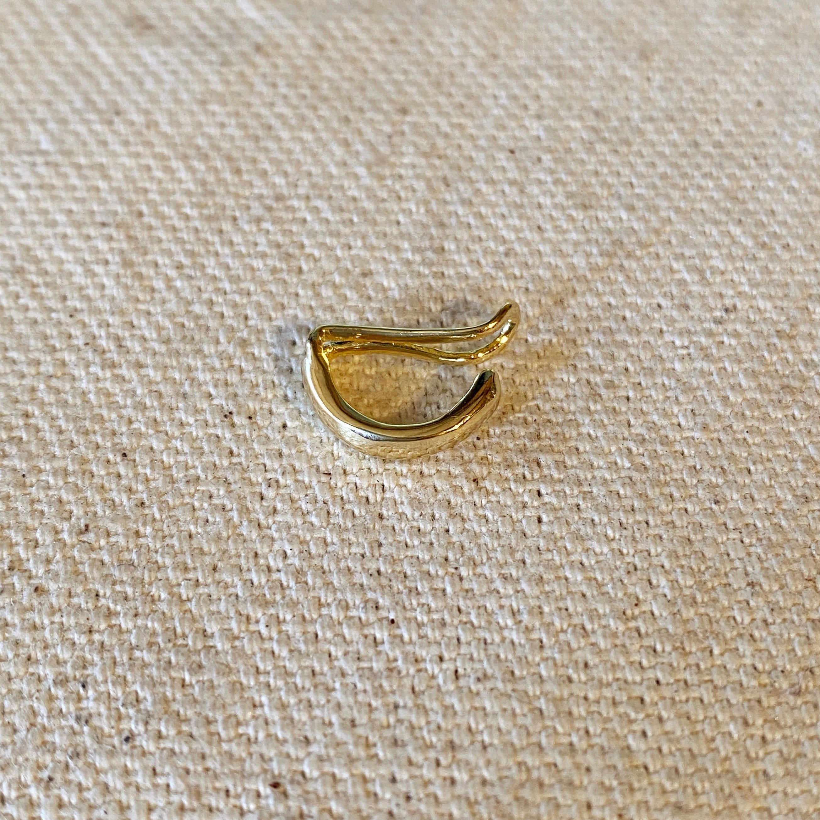 18K Gold Filled Elegant Ear Cuff - Minimalist Cartilage Earring for Women - Perfect for Everyday Wear, Parties & Special Occasions