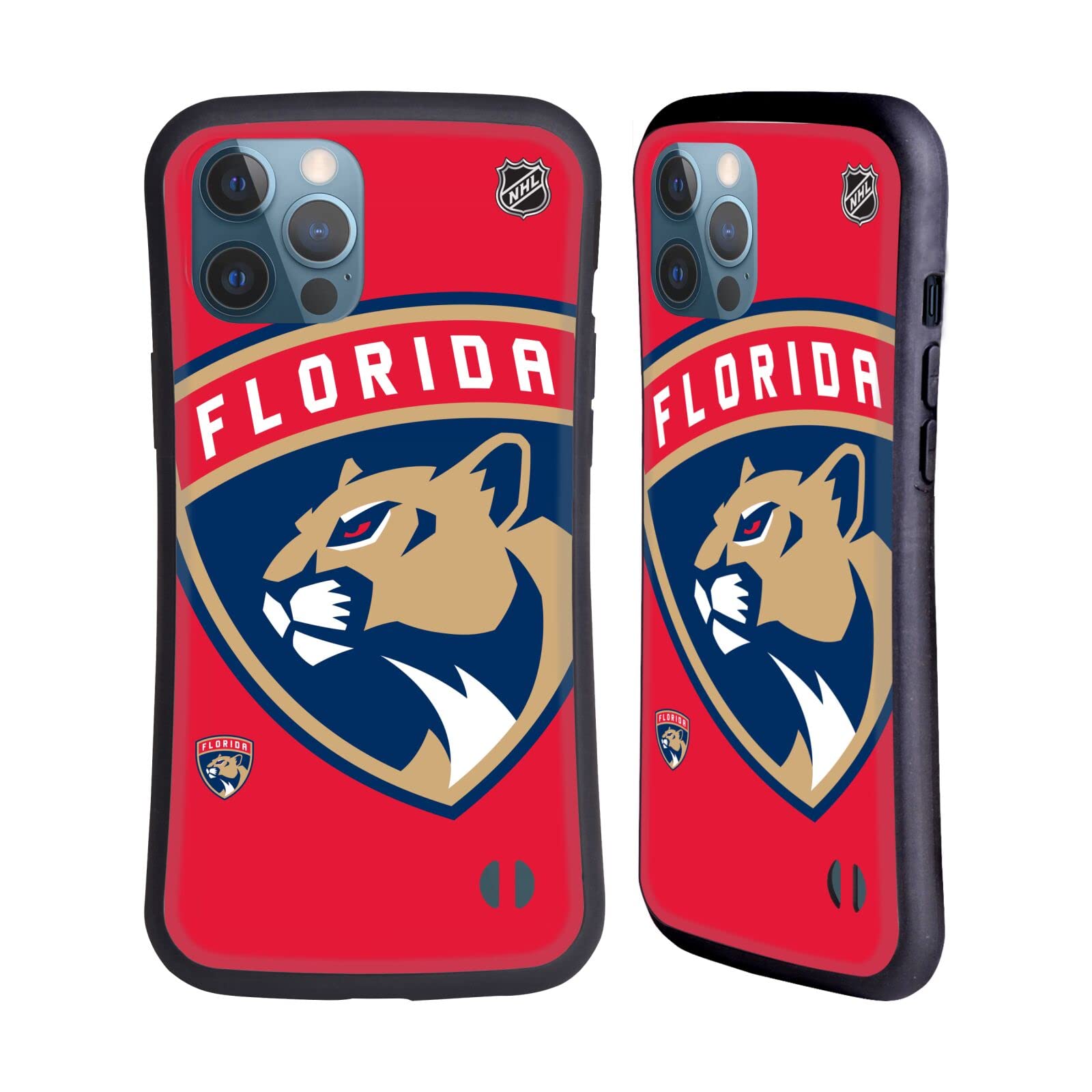 Official NHL Florida Panthers Hybrid Phone Case for Apple iPhone 12 Pro Max - Oversized Protective Cover with Team Logo | Perfect for Hockey Fans, Game Days & Showing Team Spirit