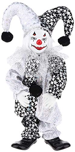 Porcelain Clown Doll - Circus Decor for Home & Desk Ornaments | Style C