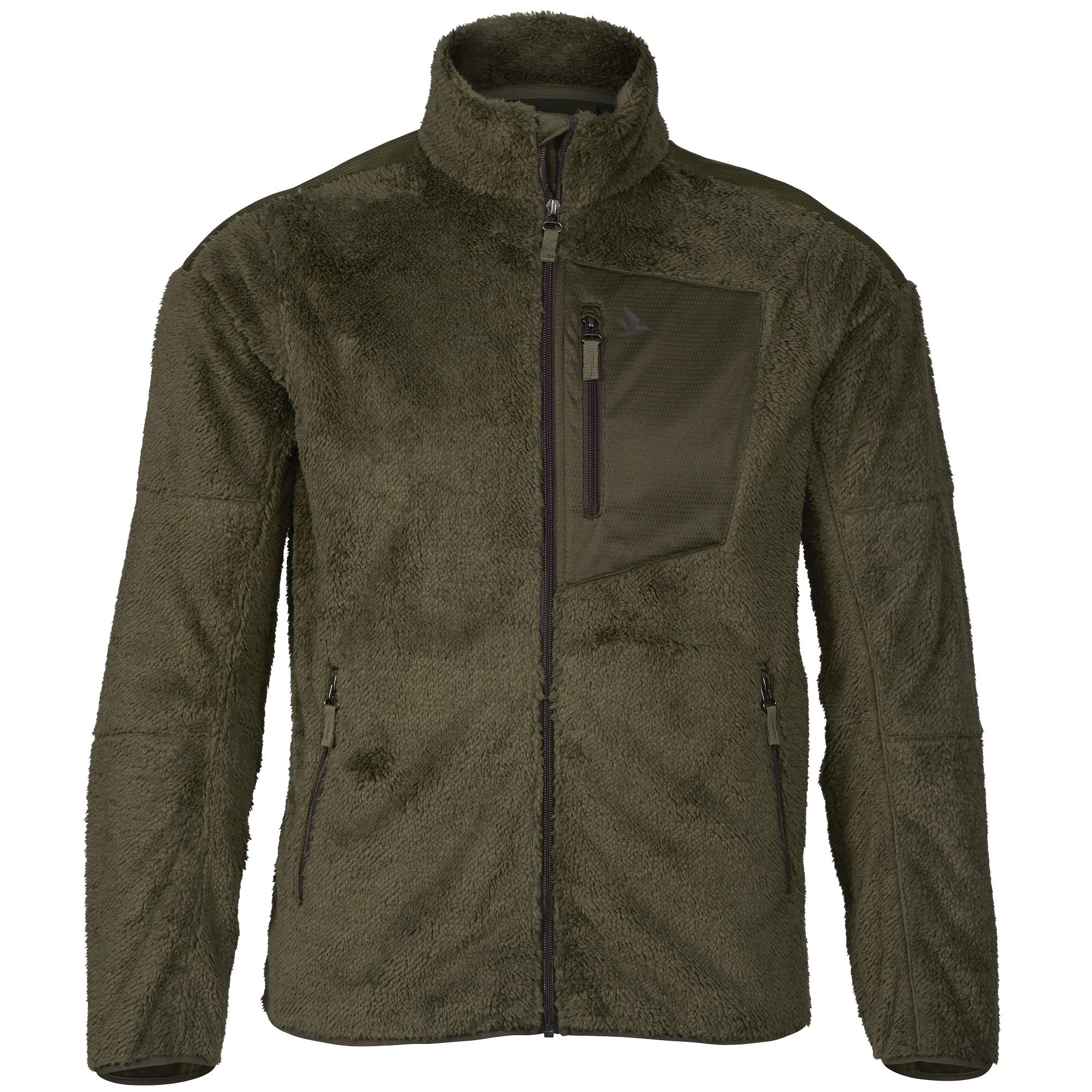 Seeland Climate WindBeater Fleece Jacket - Pine Green, Large Size - Warm & Windproof Outdoor Fleece for Hiking, Camping & Winter Activities
