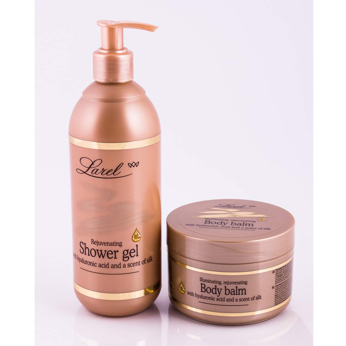 Larel Illuminating Rejuvenating Body Combo Set - Hydrating Shower Gel & Nourishing Balm for Glowing Skin | Perfect for Daily Skincare Routine & Spa-Like Relaxation at Home